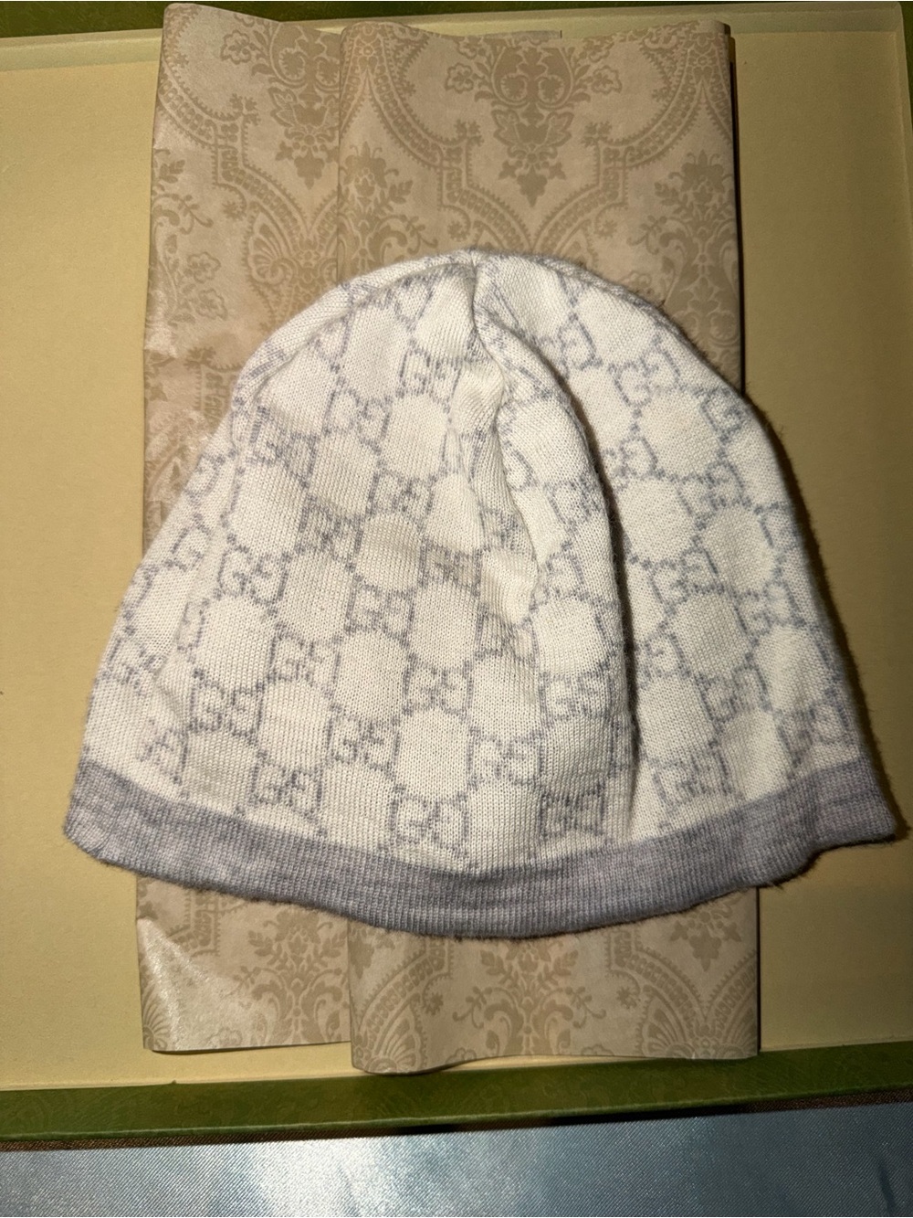 Baby GG pattern wool hat - Picture 4 of 4